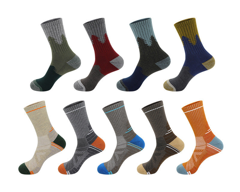 Unisex Merino Wool Forest Crew Hiking Sock
