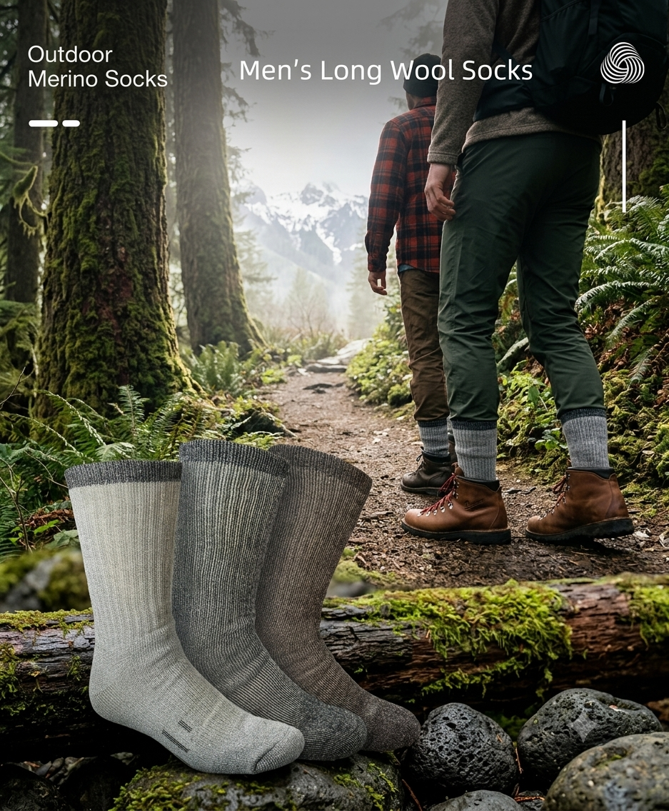 Men's Ankle Crew Hiking Socks