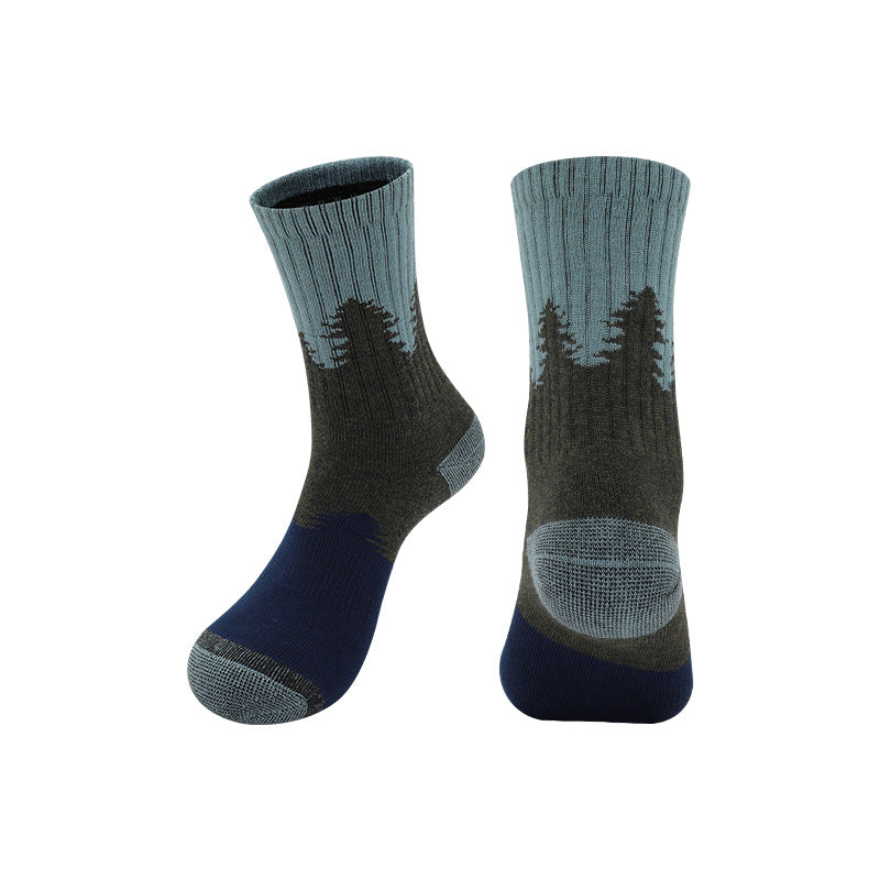 Unisex Forest Crew Hiking Sock