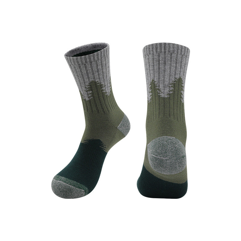 Unisex Forest Crew Hiking Sock