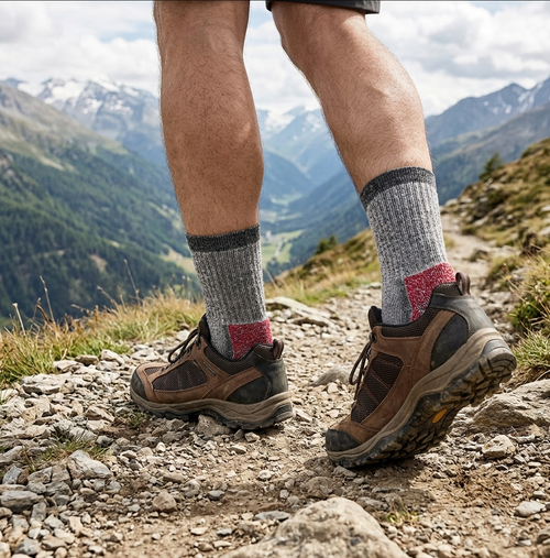 Men's Premium Merino Wool Hiking Socks