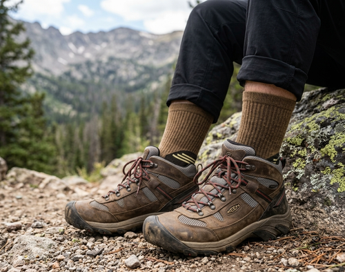 Women's Merino Wool Crew Hiking Sock