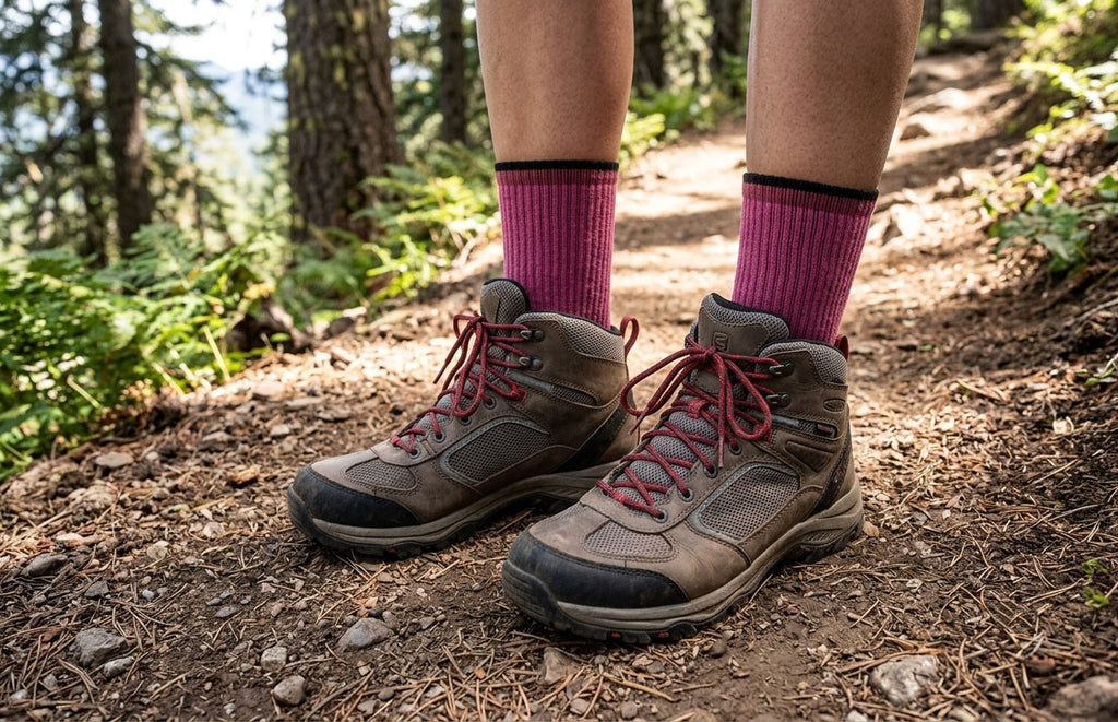 Women's Merino Wool Crew Hiking Sock