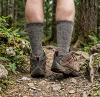 Men's 75% Wool Tall Crew Sock - 2 Pack